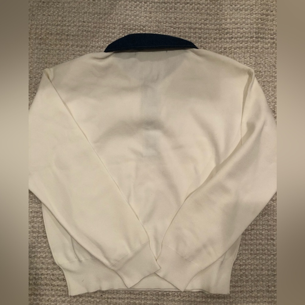 French Connection: Denim Collard Sweater. XS. New without tags! Perfect! - Picture 9 of 9